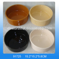 Alimentador de cerámica colorido del animal doméstico de la alta calidad